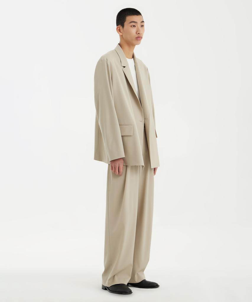 Youth Double Breasted Jacket - Light Beige