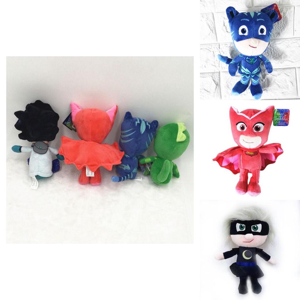 Adorable Pj Masks Plush Doll Toy Featuring Catboy Gekko Luna Girl Owlette And Romeo For Kids
