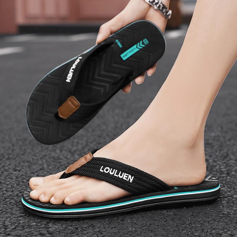 Hot Sale Summer Men Slippers Beach High Quality Brand Men Flip Flops Summer Beach Flip Flops Men Casual Trend Outdoor