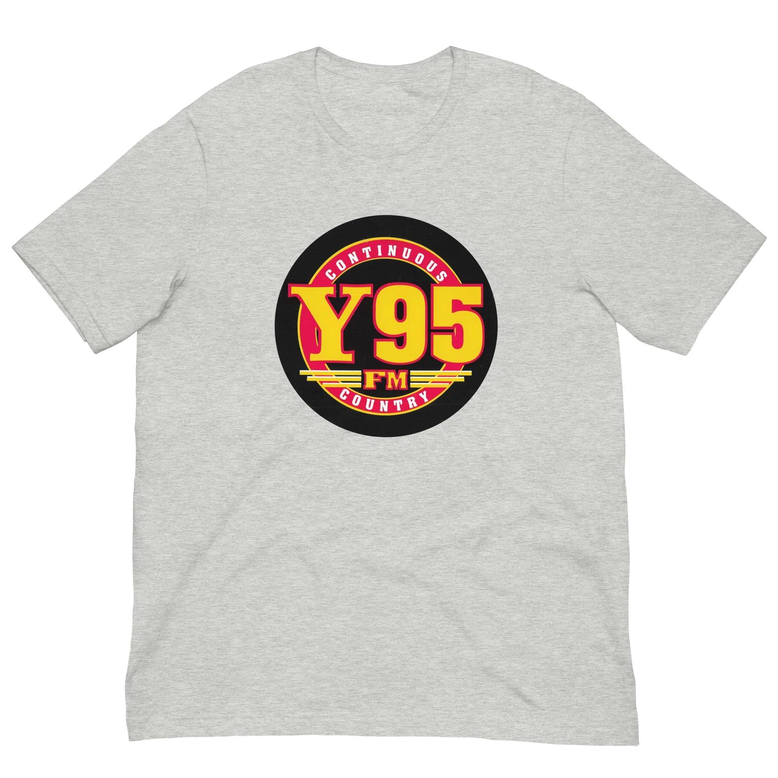 

Y95 Country Radio Graphic Tee Shirt Unisex 100% Cotton T-shirt Mens Tees Top M
