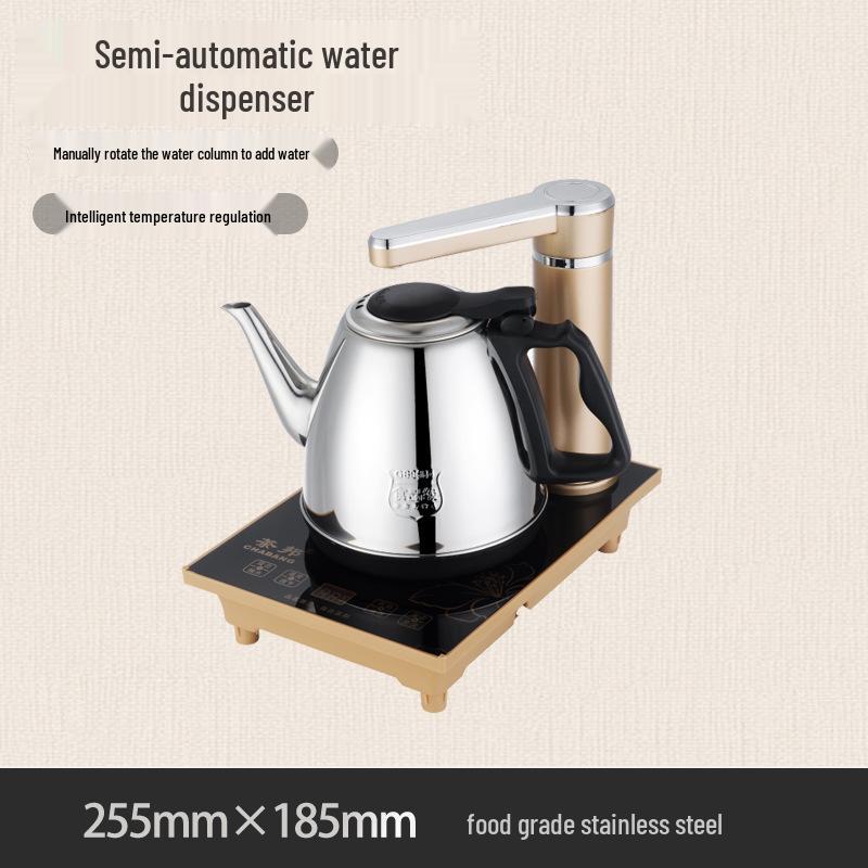 Automatic Electric Tea Brewing Kettle with Built-in Teapot and Stand