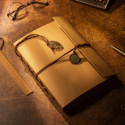 Album Retro DIY Iubitori Carte de Amintiri Comemorativă Hârtie Kraft Film Comemorativ Plic de Păstrare Autoadeziv Handmade Cadou