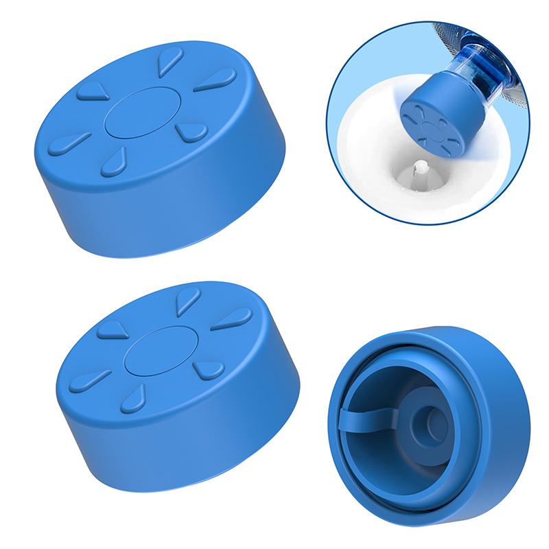 1Pcs 3.5 Gallon Water Jug Caps Non-Spill 55mm Silicone Replacement Lids Anti-Splash Reusable Water Bottle Caps for Home Gym