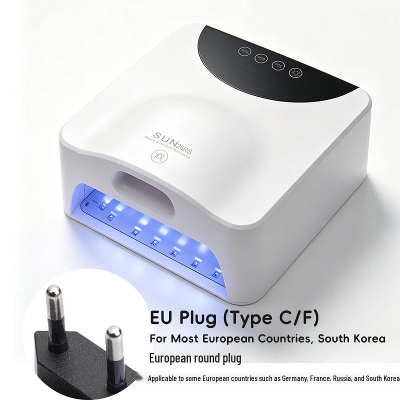 Mother-and-Child High-Power UV Nail and Thumb Curing Lamp, Quick-Dry Handheld Phototherapy Machine.
