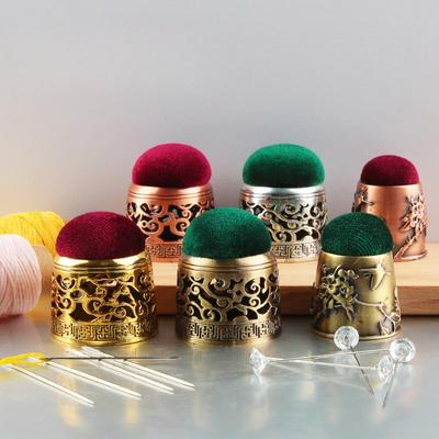 Herramienta de Punto de Cruz Alfileteros Esterilla para Bordado Base para Alfileres Accesorios de Costura Estilo Vintage Alfiletero