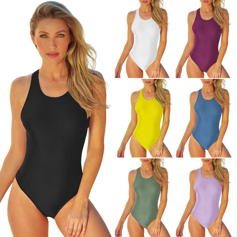 2024 European & American Plus Size Women's One-Piece Swimsuit