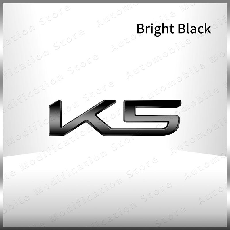 OYQZ3 New Auto Exterior K3 K5 K8 Emblem Fender Rear Trunk Body Badge Sticker For Kia Forte Ceed Cerato RIO 2 3 4 Sorento Sportage