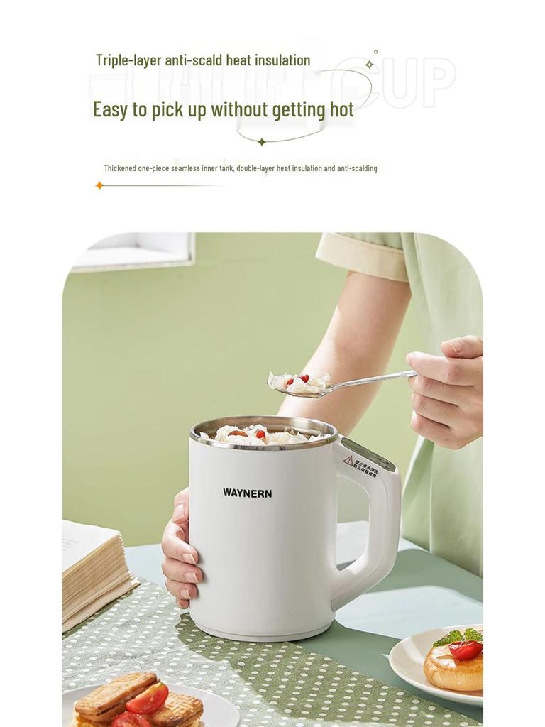 Portable Multifunctional Electric Heating Cup and Travel Kettle