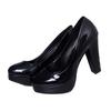 Women's Plus Size High Heels Simple Shoes Casual Pointed Toe Thick Heel Work Single Shoes Solid Color 34-42