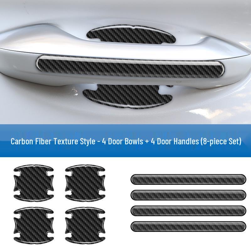 Uniwersalne Niewidoczne Naklejki Ochronne na Rysy i Kolizje Drzwi Samochodowych