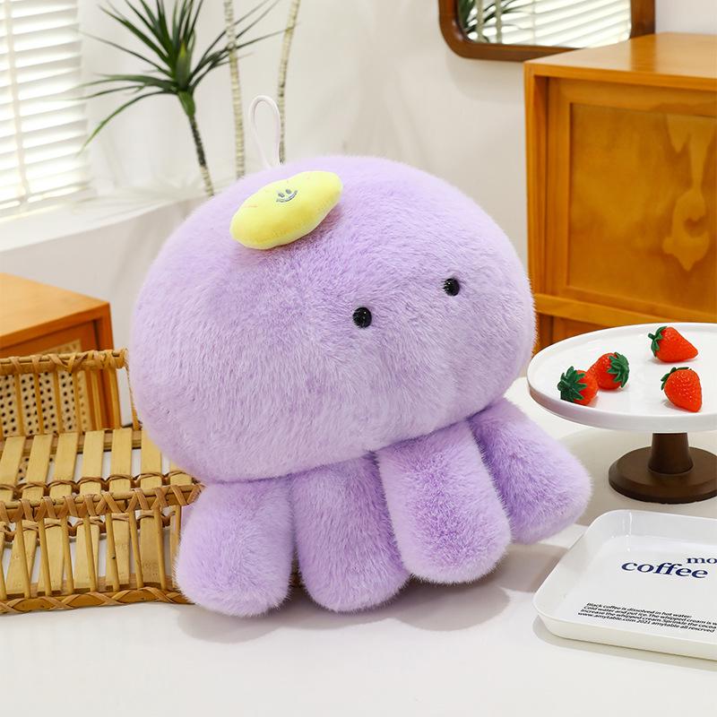 Super Soft Cloud Jellyfish Doll: Large Plush Octopus Pillow for Bedside Hugging
