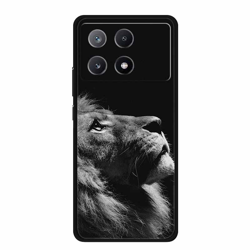 For Xiaomi Poco F8 Pro Case PocoF8 Pro TPU Cover Soft Silicone Funda Phone Case For Poco F8 Pro Case Lion Wolf Shockproof Coque