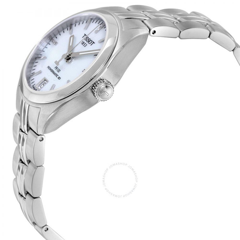 Tissot Pr 100 Automatic Mother Of Pearl Dial Ladies Watch T101.207.11.116.00