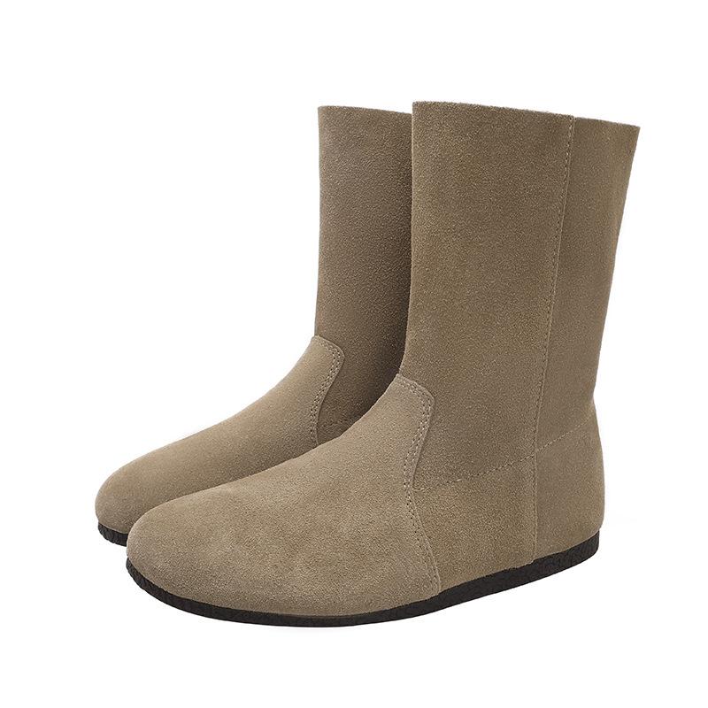 

Осень и зима круглый носок короткие ботинки мягкая подошва ретро литературный темперамент удобные ботинки двойного ношения тонкие ботильоны женские 40 хаки