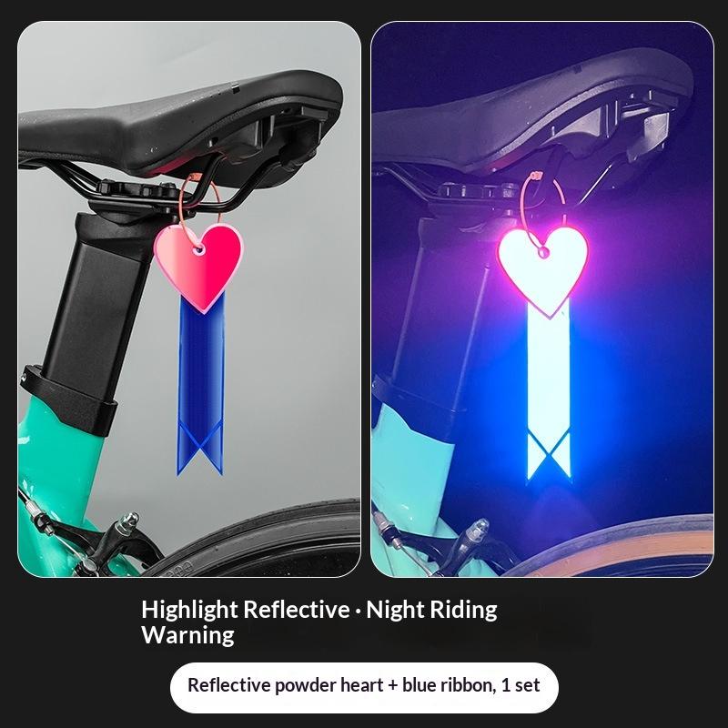 

[HF]#1Pc Adults Children Night Riding Safety Accessories Safe Reflective Keychain For Bag Pendant Strip Car Ornaments Reflectors