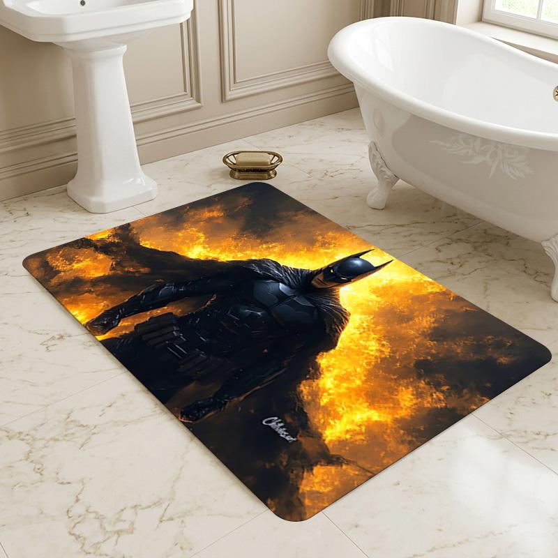Batman Living Room Nonslip Area Rug Soft Carpet For Bedroom Game Playroom Sofa Office Home Decor Doormat Christmas Gift C92956