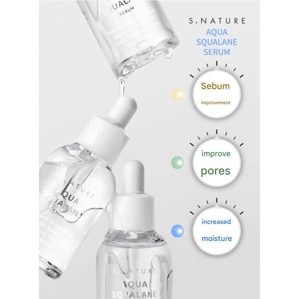 [S.NATURE] Aqua Squalane Serum 50ml