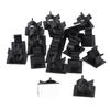 100Pcs Black Adjustable Plastic Cable Clamps Self Adhesive Car Cable Clips Wire Organizer
