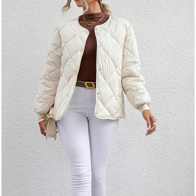 

Женское хлопковое осенне-зимнее легкое нижнее белье с длинным рукавом повседневная куртка больших размеров L белый