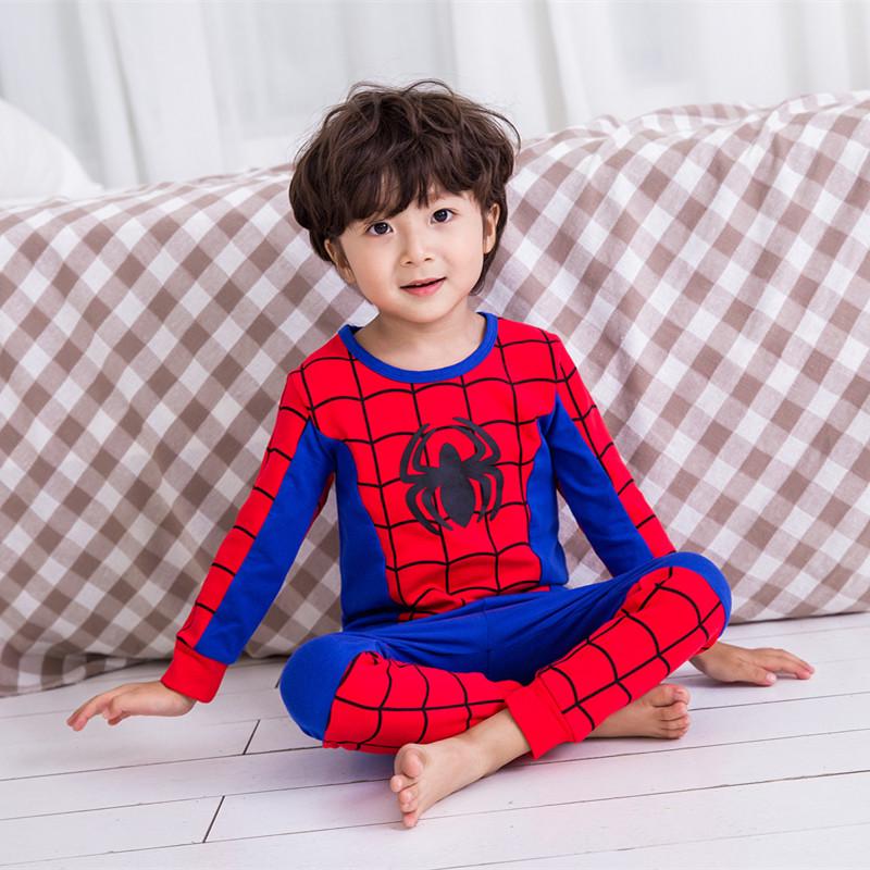 Boys' Spiderman Fleece Pajama Set - Warm Winter Long Johns & Cozy Autumn Homewear