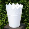 Pink Flower Pot White Yellow Blue Flower Pot Hollow