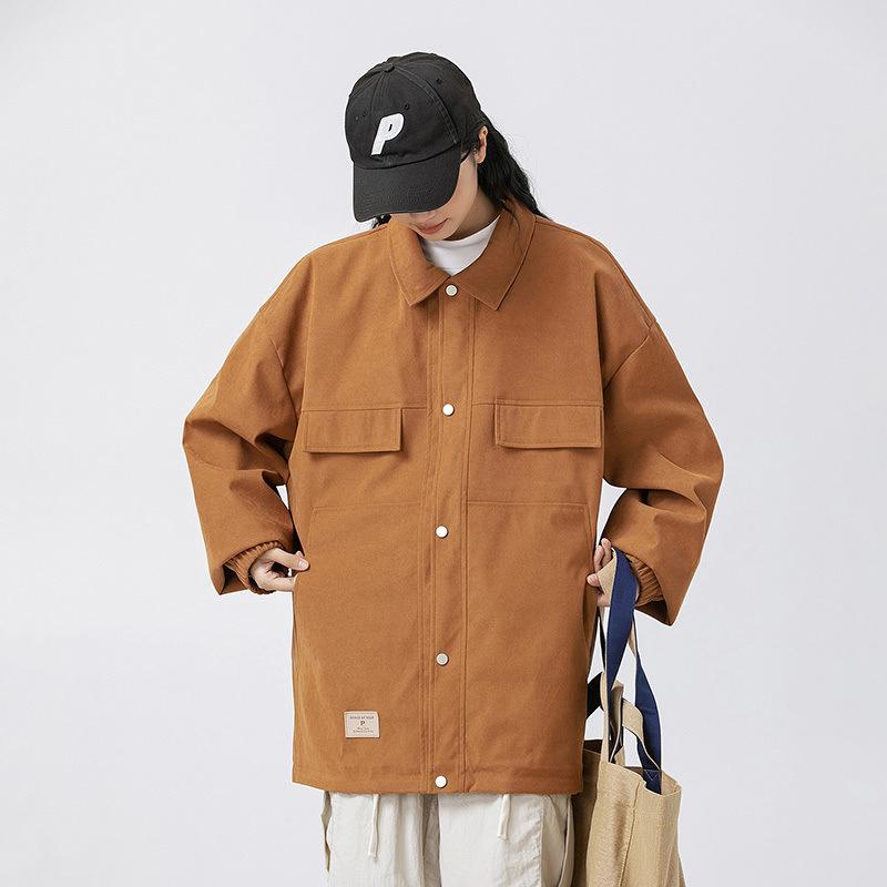 Spring and Autumn Men's Jacket Hong Kong Style Brand Fashion Casual Couple Jacket