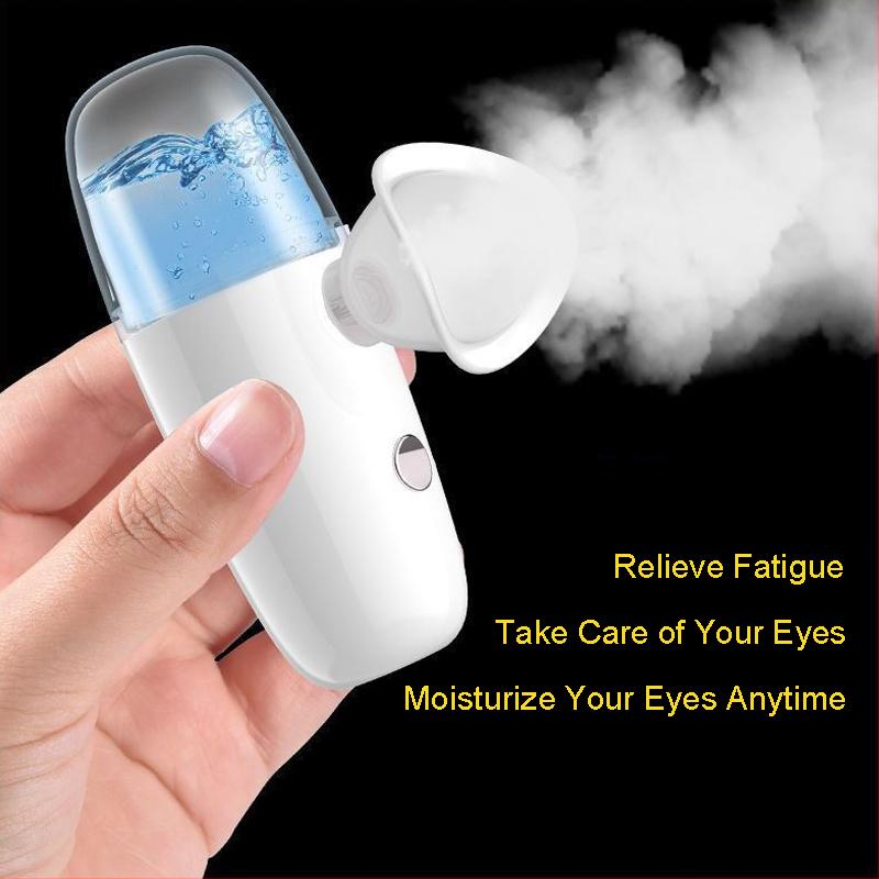 Eye Care Nano Sprayer Moisturizing Water Mist Steam Steamer Eye Beauty Skin Face Steam Machine Sprayer For Eye Care