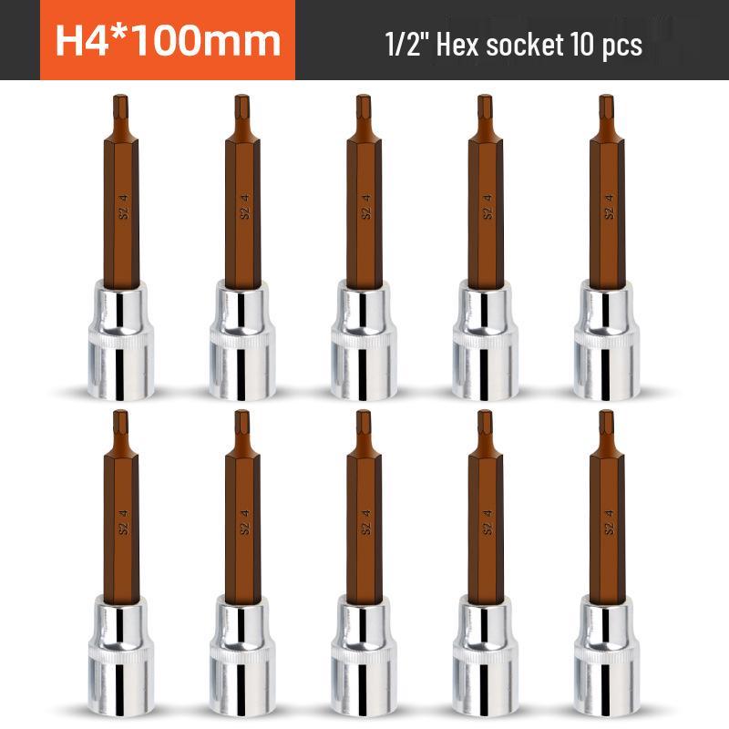 1/2" Electric Hex Socket Wrench and Screwdriver Bit Set