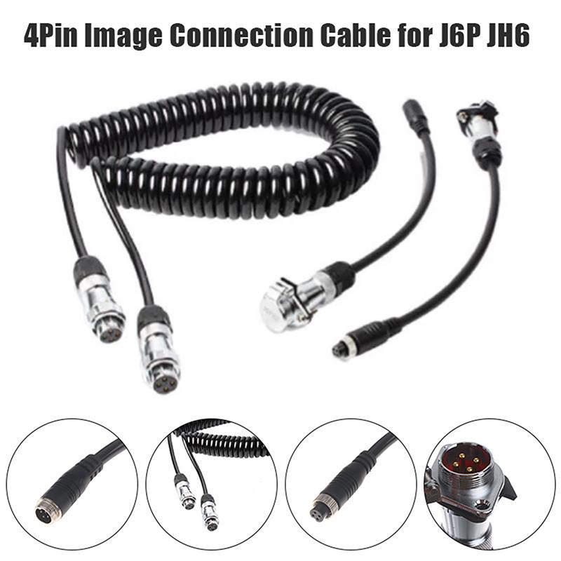 4-Pin J6P Jh6 Spezielles Rückfahrkamera-Umkehrbild-Verbindungskabel J6 Jiefang Original-Fahrzeugüberwachung Federkabel