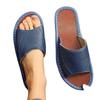 Unisex Genuine Leather Cowhide Slippers: Non-Slip, Comfortable, Casual, and Cool for All Seasons