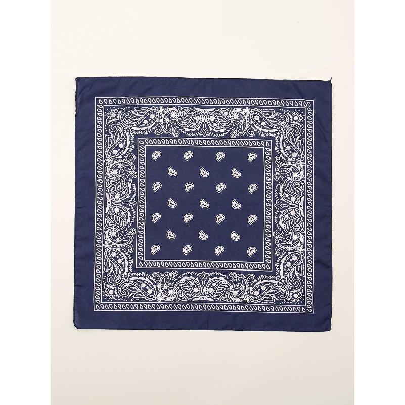 54cm*54cm Fashion Cotton Hip Hop Head Scarf Paisley Square Scarves Headwear Bandanna Hair Band Neck Wrist Wrap Band Accessories
