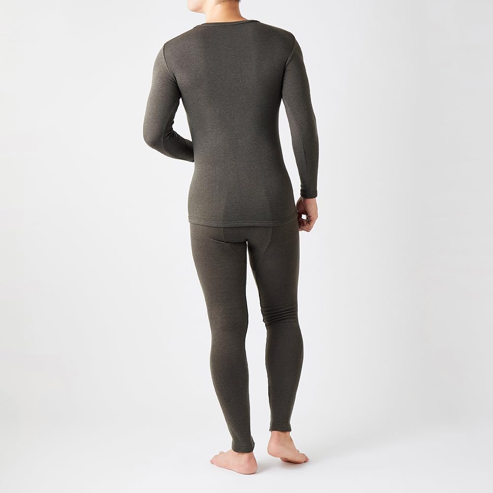 Gunze Hot Magic Extreme Long Crew Neck Inner Shirt, MH0808N/MH0808C