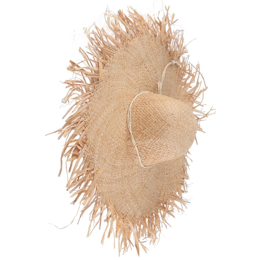 Women S Raffia Straw Sun Hat Wide Brim Straw Woven Beach Hat