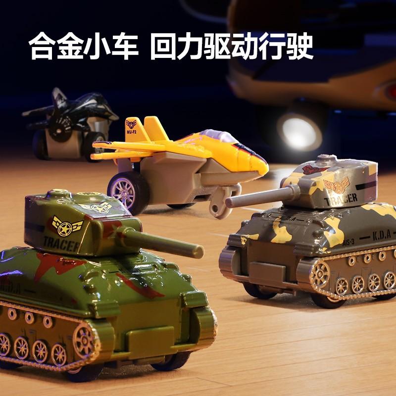 Large Plane Toy Transformed Helicopter Sound And Light Music Multifunctional Track Ejection Military Trolley Boy Gift
