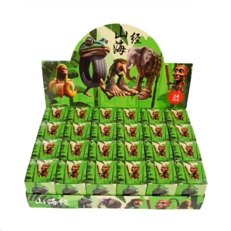 a 24pcs Witch Hunting Group/Brainrot Blind Box Toy Tralarero Tralala Tungtungtung Sahur Bombardinocrocodilo Figures Key Chain @/