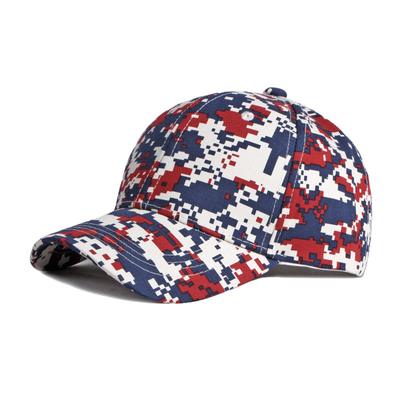 Baseballmütze aus Baumwolle mit digitalem Karomuster für Herren, Frühlings- und Sommer-Sonnenschutz, Sonnenhut für Damen