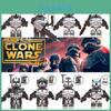 Wm6128 Série de TV Filme Clone Troopers Equipe Lobo Soldado Armadura Pesada Piloto Blocos de Construção Figura Saco