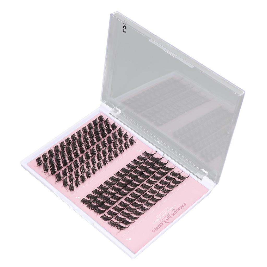 Individual Lashes Cluster Segmented Fluffy Professional DIY Wispy Lashes Cluster for Makeup 036 144