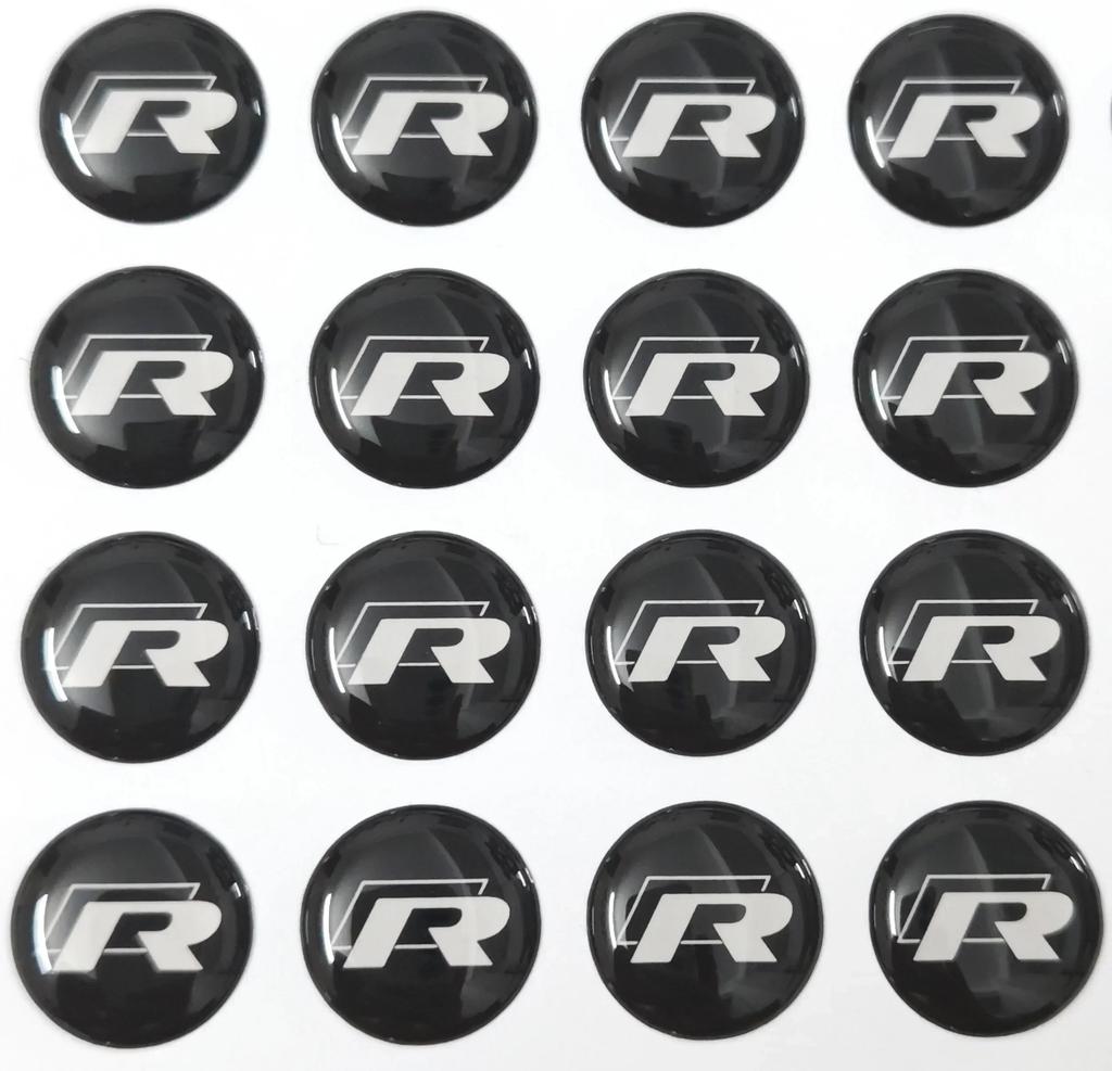 YNEPB1 Car Key Sticker Auto Control Keychain Accessories For Volkswagen VW Rline R GTI Golf Polo Passat Magotan Tiguan Bora Jetta T-ROC