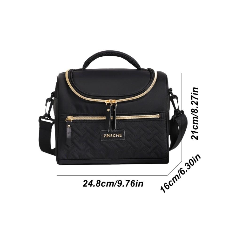 Heat Preservation Picnic Bag PEVA Insulated Bag Handbag Cooler Bag  Students