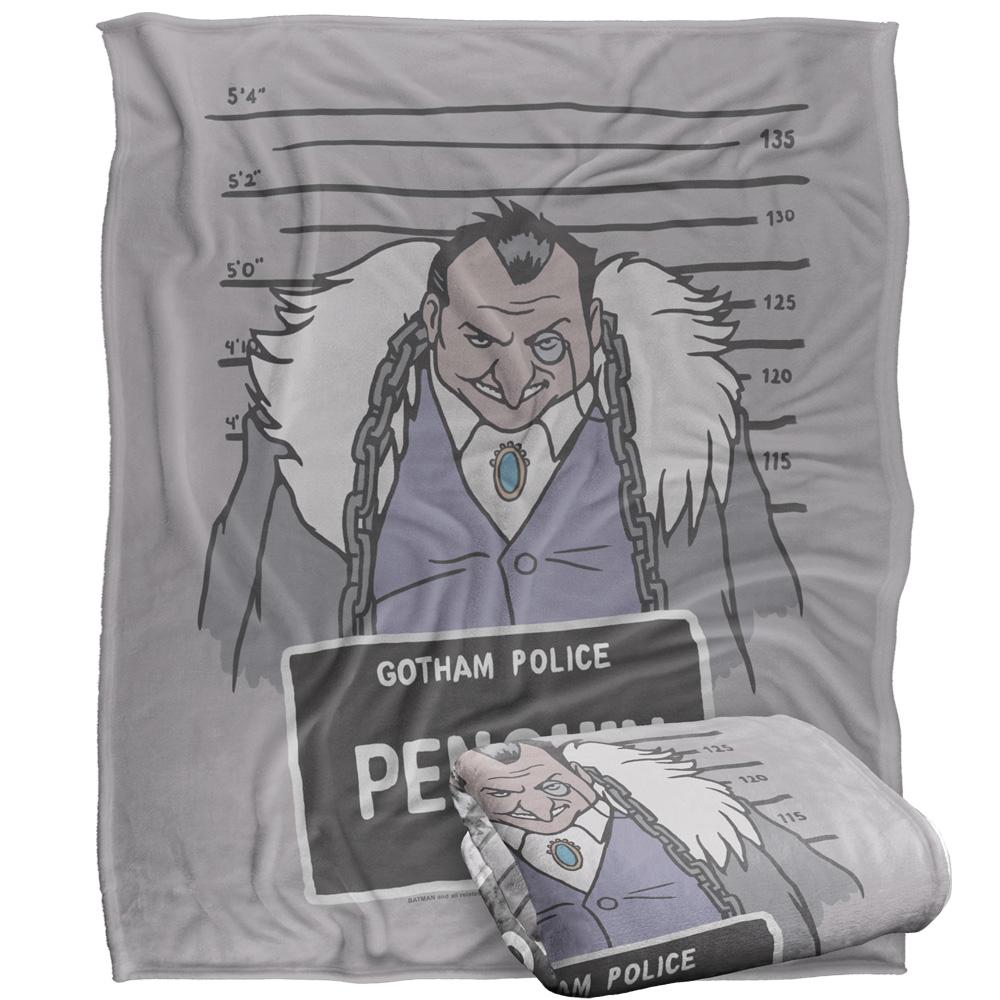 Batman Line Up The Penguin Blanket