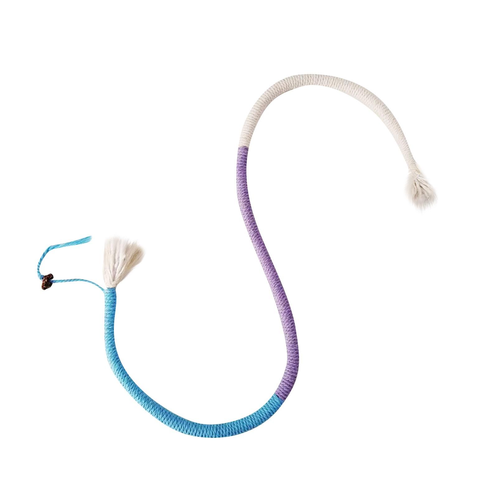 

Игрушка-веревка для кошек для собственного удовольствия, избавления от скуки, чистки зубов, кошачьей мяты, желчных плодов, принадлежностей для кошачьих палочек One Size