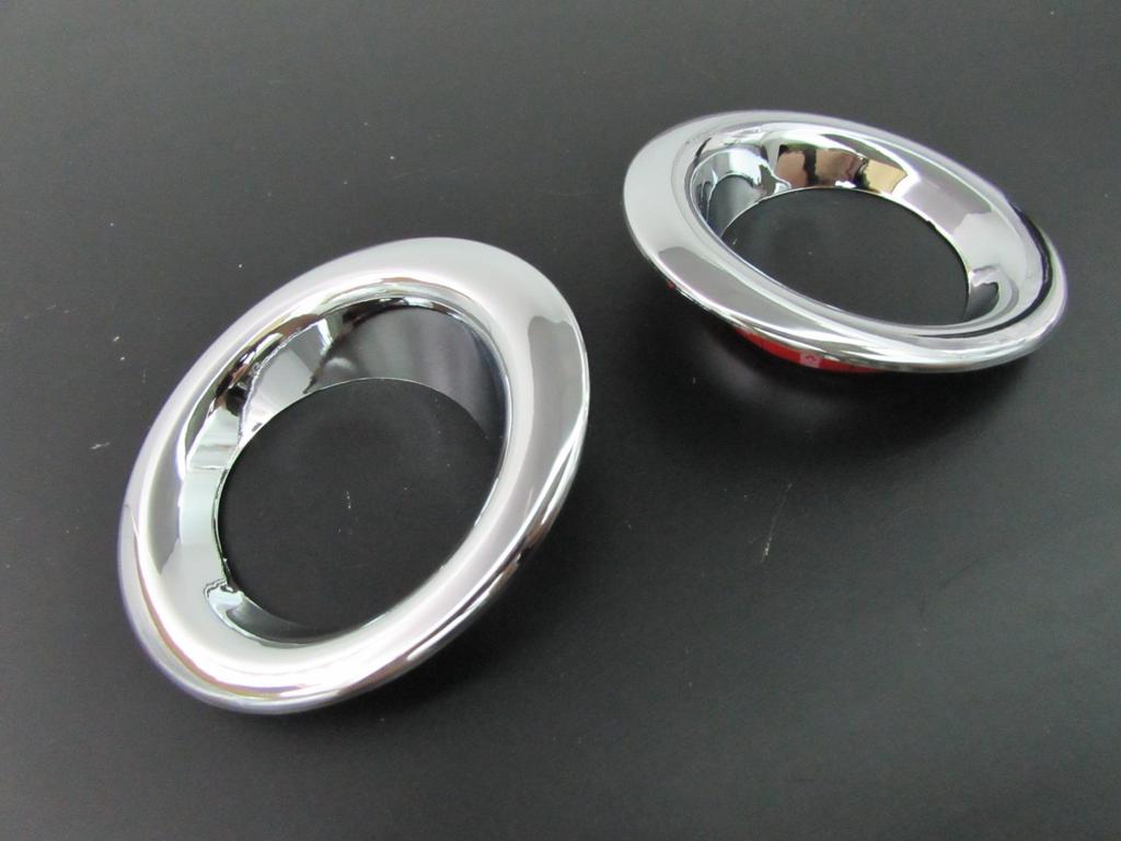 BRIGHTZ Chrome Fog Light Type C for the Roox ML21S Highway Star Covers, [FOG-COV-197] (Part Number 14067)