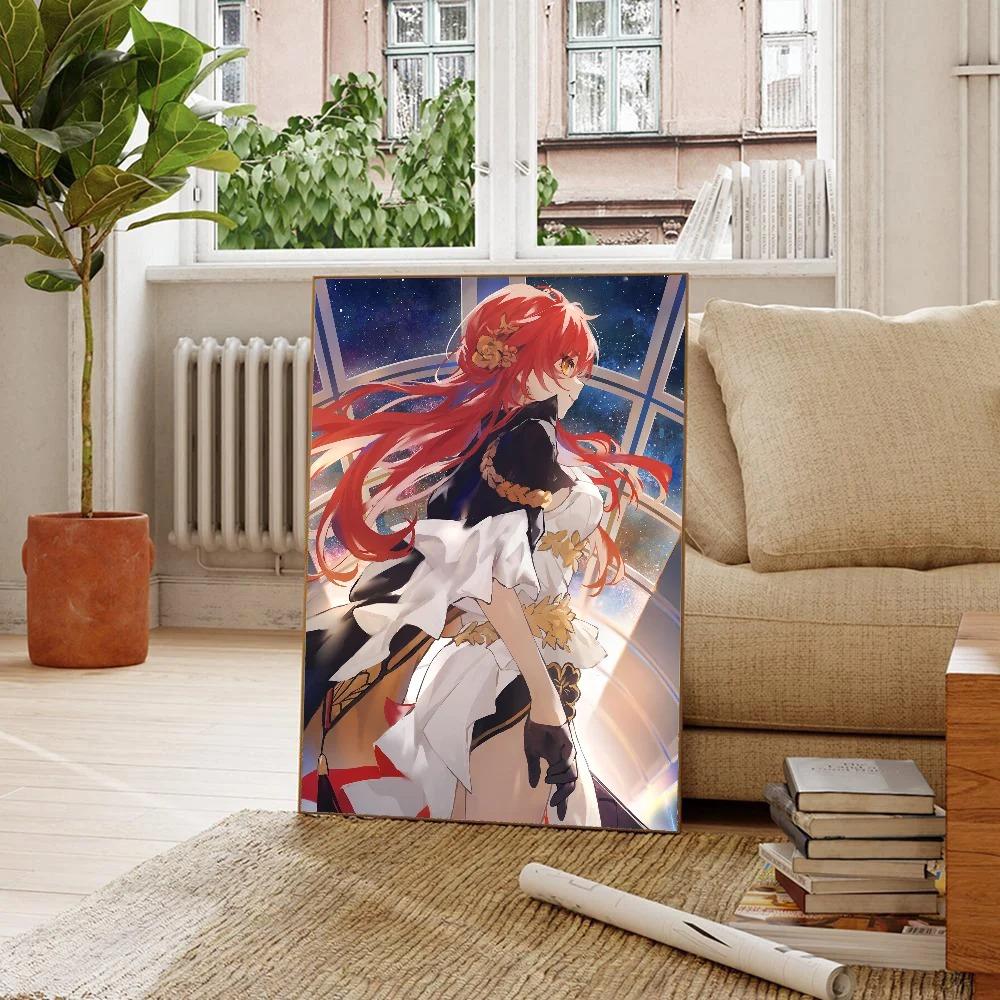 Honkai Star Rail Himeko Anime Girl Game Poster Home Living Room Bedroom Bar Restaurant Cafe Art Painting Decor