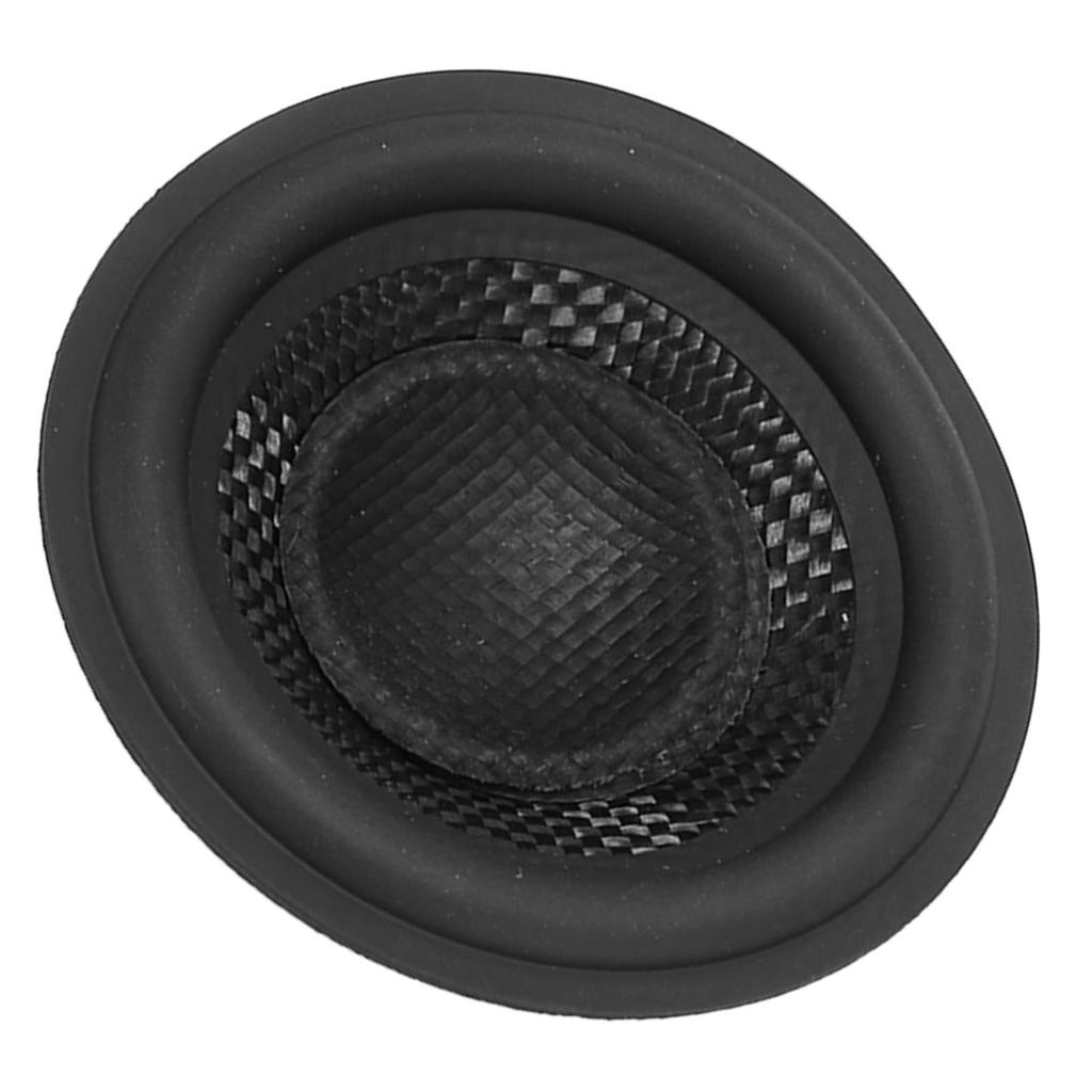Speaker Cone Drum Paper 0.8 Inch Inner Diameter Paper Subwoofer Cone Drum Paper with Rubber Surround for 3 Inch Speakers