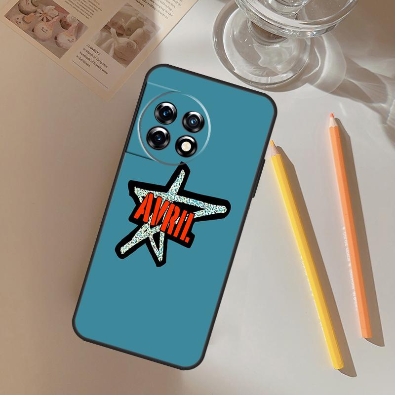 Singer Avril Lavigne Funda For OnePlus 13R 13 12 R 11 9 10 Pro 8T 9RT 10T OnePlus Nord CE 2 3 4 Lite N20 N30 Case