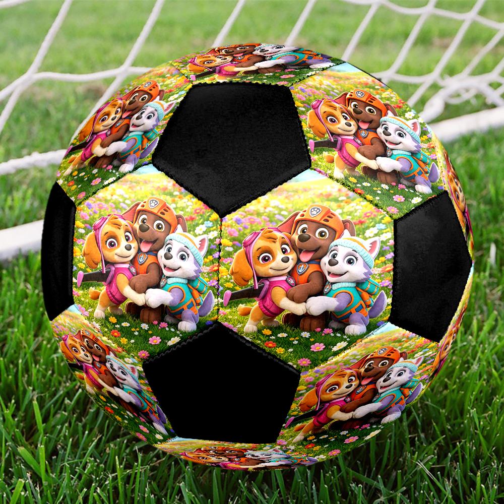 PAW Patrol Theme Size 5 Soccer Ball, Suitable for Both Indoor and Outdoor Matches, a Gift Suitable for Everyone.