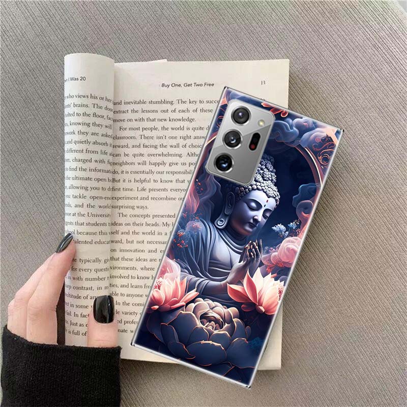 Buddhaya Dhama Phone Case For Samsung Galaxy S25 Edge S24 S23 FE S22 S26 Ultra S21 S20 S10 Plus Capa Soft