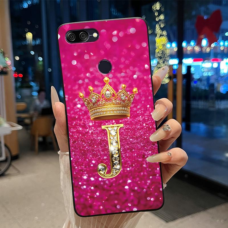 Newest Letter Crown Design Phone Casing For ASUS Zenfone Max Plus (M1) ZB570TL Black Case Bumper Silicone Shockproof Soft Cover