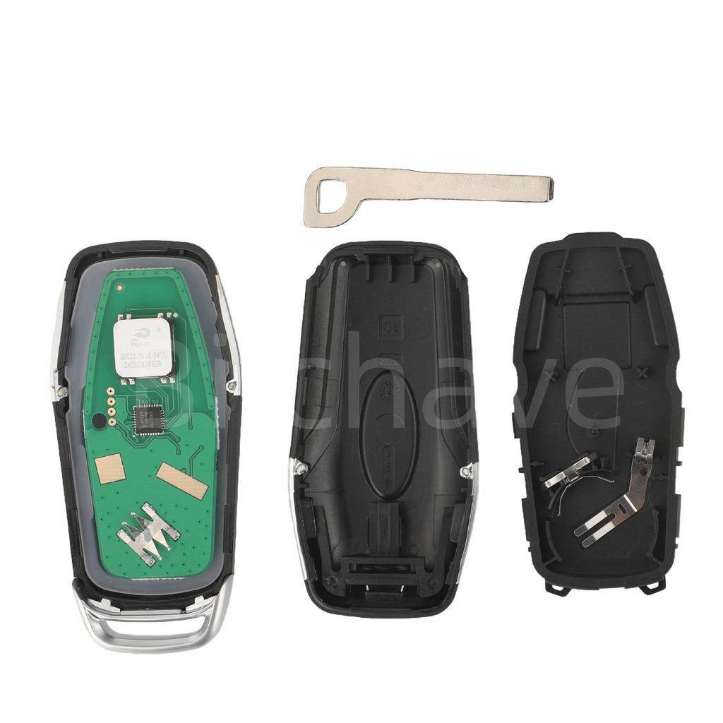 Compatible 5-Button Ford Lincoln Smart Key Remote Control 433.92MHz, 49 Chip